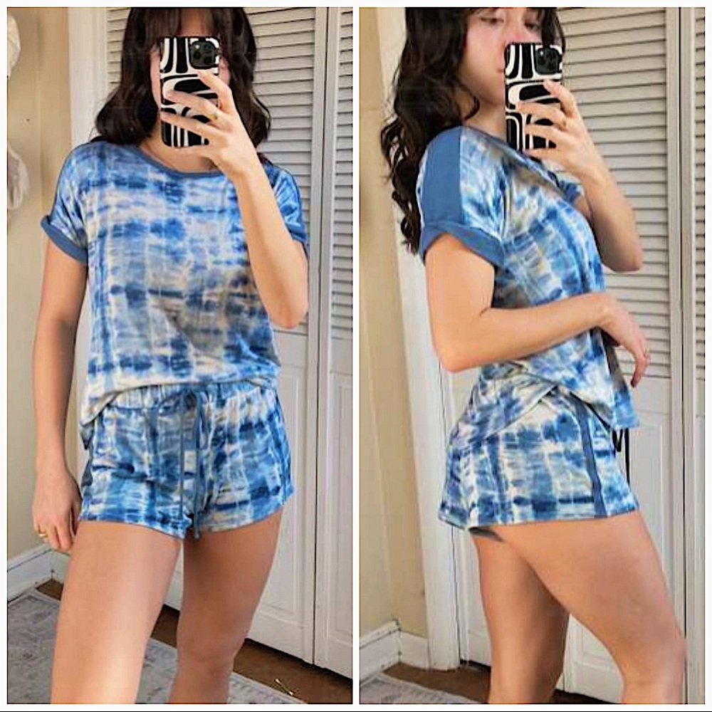 LUCKY BRAND | TIE DYE BOHO SOFT COZY LOUNGE SHORTS